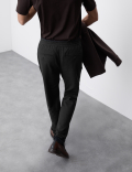 Tapered Fit Stretch Twill Trousers