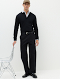Loose Fit Stretch Chinos