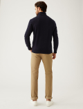 Shorter Length Slim Fit Stretch Chinos