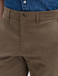 Regular Fit Half Elasticated Waist Chinos