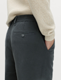 Regular Fit Half Elasticated Waist Chinos