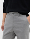 Regular Fit Half Elasticated Waist Chinos