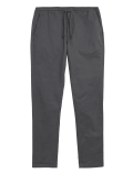 Slim Fit Organic Cotton Elasticated Chinos