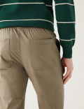 Tapered Fit Elasticated Waist Trousers