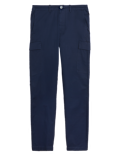 Slim Fit Stretch Cargo Trousers