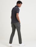 Slim Fit Stretch Cargo Trousers