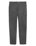 Slim Fit Stretch Cargo Trousers