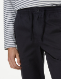 Tapered Fit Elasticated Waist Trousers