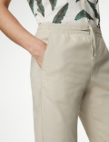 Tapered Fit Elasticated Waist Trousers