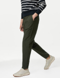 Regular Fit Pure Cotton Seersucker Trousers