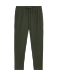 Regular Fit Pure Cotton Seersucker Trousers
