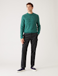 Tapered Fit Corduroy Cargo Trousers