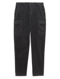 Tapered Fit Corduroy Cargo Trousers