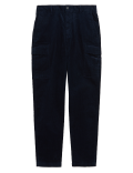 Tapered Fit Corduroy Cargo Trousers
