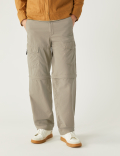 Regular Fit Zip Off Trekking Cargo Trousers