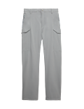 Straight Fit Technical Cargo Trousers