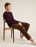 Regular Fit Corduroy Stretch Trousers