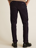 Regular Fit Corduroy Stretch Trousers