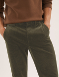 Regular Fit Lux Corduroy Stretch Trousers