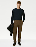 Regular Fit Corduroy Stretch Chinos