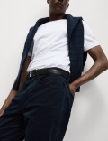 Slim Fit Diagonal Corduroy 5 Pocket Trousers