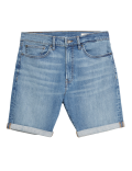 Organic Cotton Stretch Denim Shorts