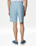 Cotton Mix Plain Regular Fit Chino Shorts
