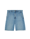 Straight Fit Lightweight Denim Shorts