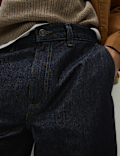 Straight Fit Lightweight Denim Shorts