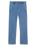 Loose Fit Pure Cotton Carpenter Jeans