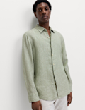 Regular Fit Pure Linen Shirt
