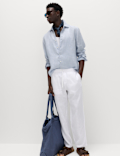 Regular Fit Pure Linen Shirt