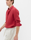 Pure Linen Garment Dye Shirt