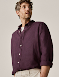 Pure Linen Garment Dye Shirt