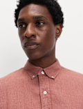 Pure Linen Garment Dye Shirt