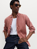 Pure Linen Garment Dye Shirt