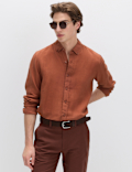 Pure Linen Garment Dye Shirt