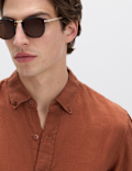 Pure Linen Garment Dye Shirt