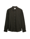 Pure Linen Check Shirt