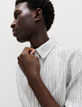 Pure Linen Striped Shirt
