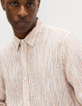 Pure Linen Striped Shirt