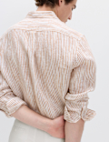 Pure Linen Striped Shirt