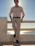 Pure Linen Striped Shirt