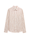 Pure Linen Striped Shirt