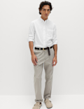 Regular Fit Cotton Linen Blend Shirt
