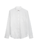 Regular Fit Cotton Linen Blend Shirt