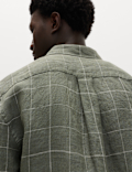 Pure Linen Check Shirt