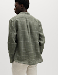 Pure Linen Check Shirt