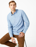 Cotton Chambray Denim Shirt