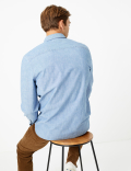 Cotton Chambray Denim Shirt